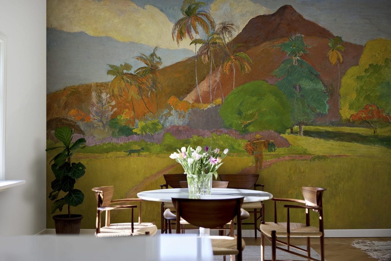 Fototapet, Tahitian Landscape by Gauguin, Rebel Walls