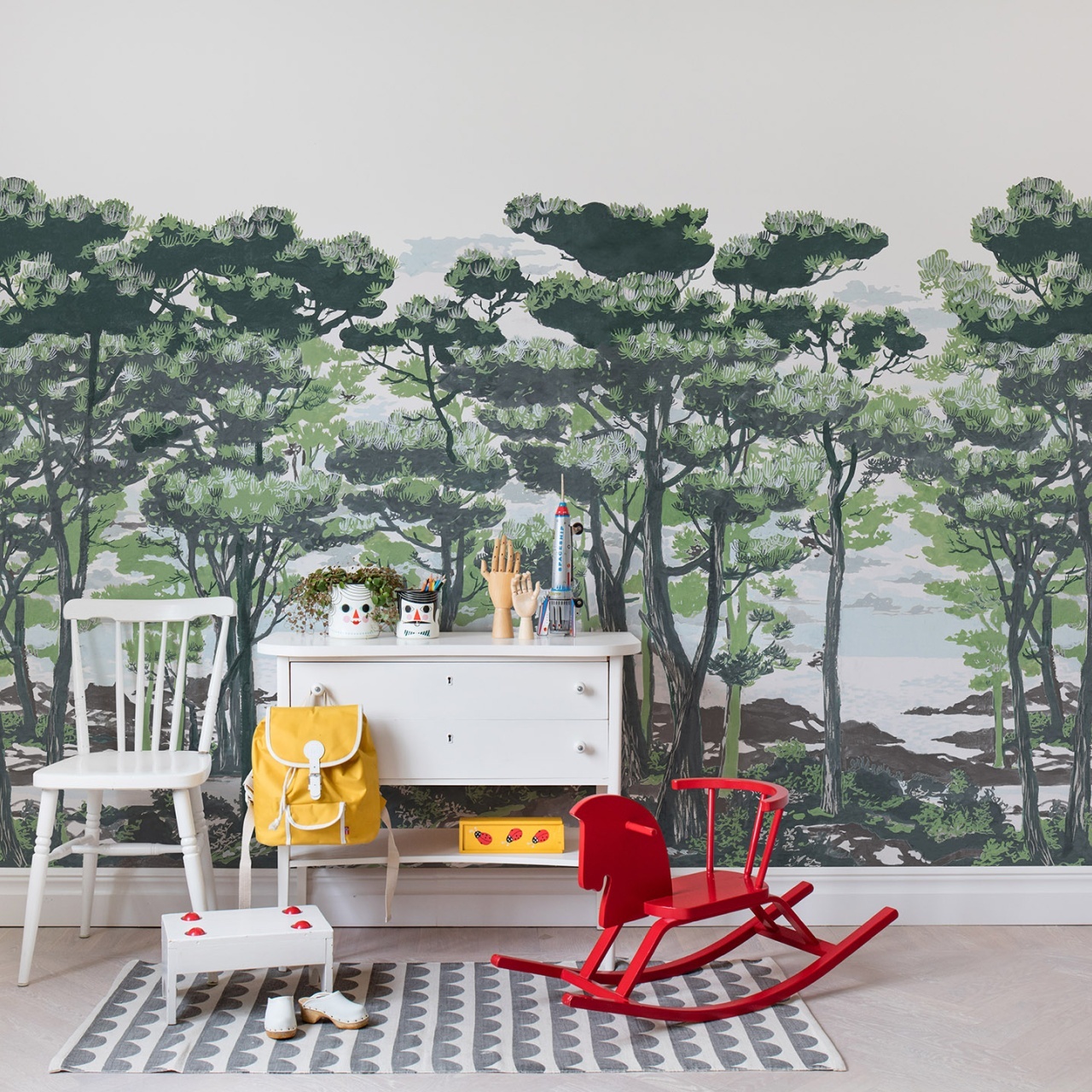 Fototapet, The Enchanted Forest, Daylight, Rebel Walls