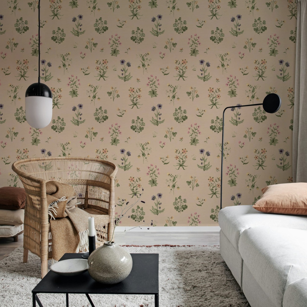 Fototapet, Timeless Flora, Pink, Rebel Walls - 3