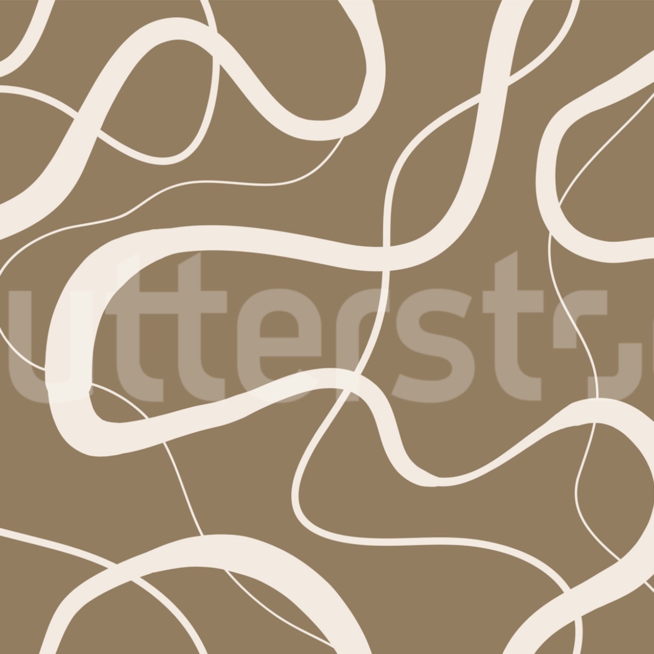 Fototapet, Twisting Lines, Nougat, Rebel Walls - 2