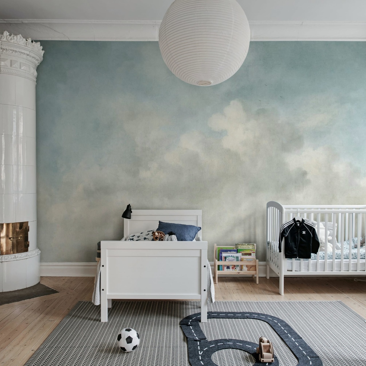 Fototapet, Vintage Clouds, Blue, Rebel Walls - 3