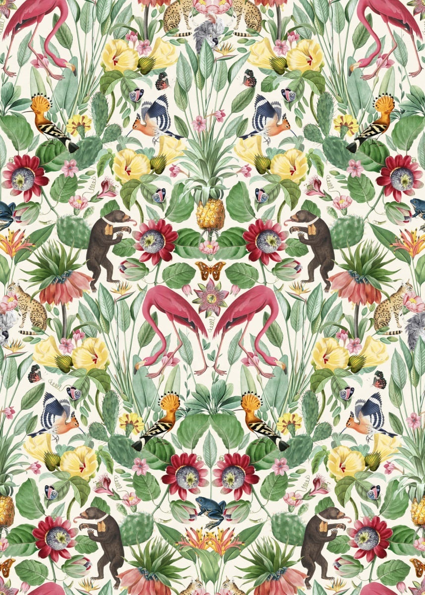 Fototapet, Whimsical Jungle, Day, Rebel Walls - 2