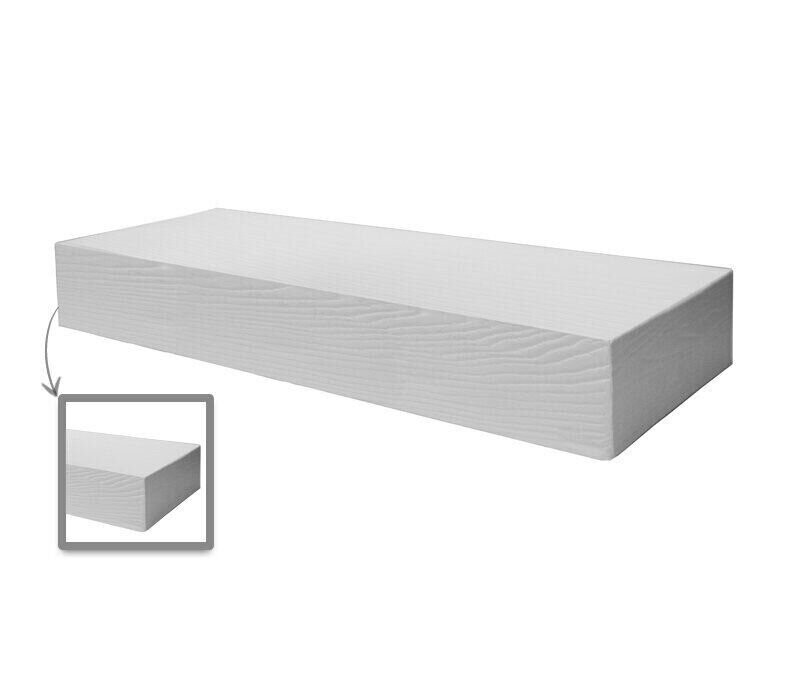 Placa decorativa din poliuretan, alb, modern, 15x5cm, ED108W - 1 | YEO