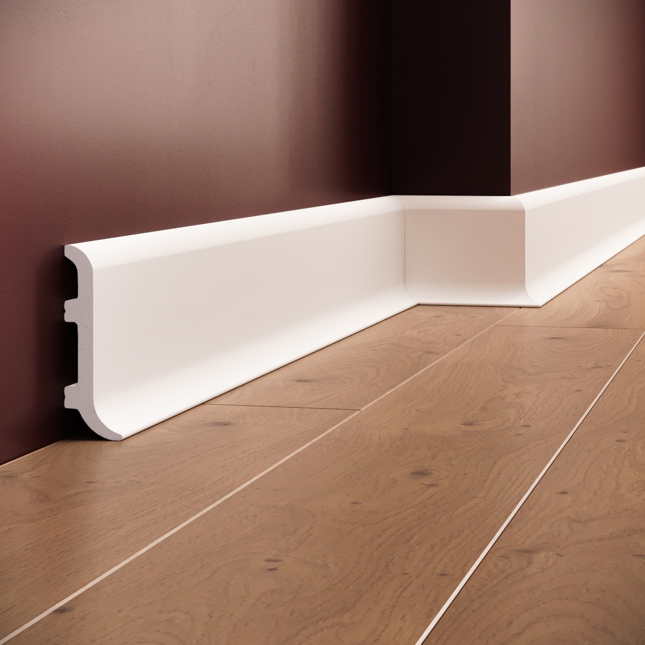 Plinta decorativa S36 - 10x3.2x200 cm