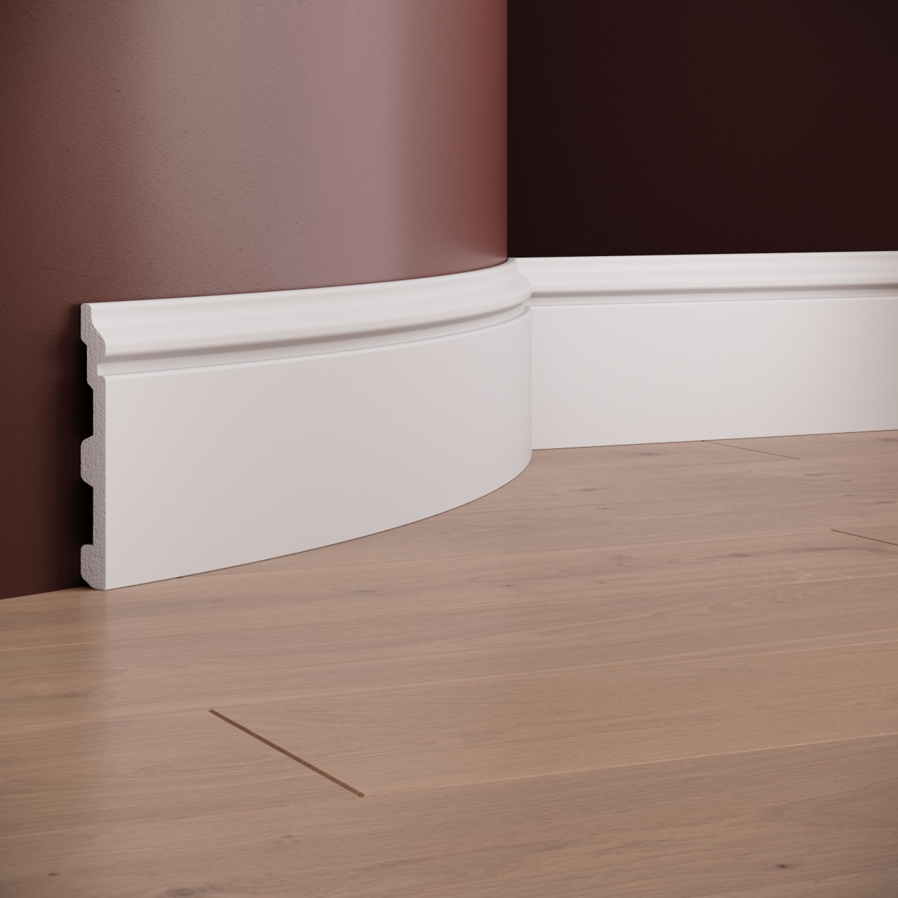 Plinta flexibila din poliuretan S13 - 12x1.5x200 cm