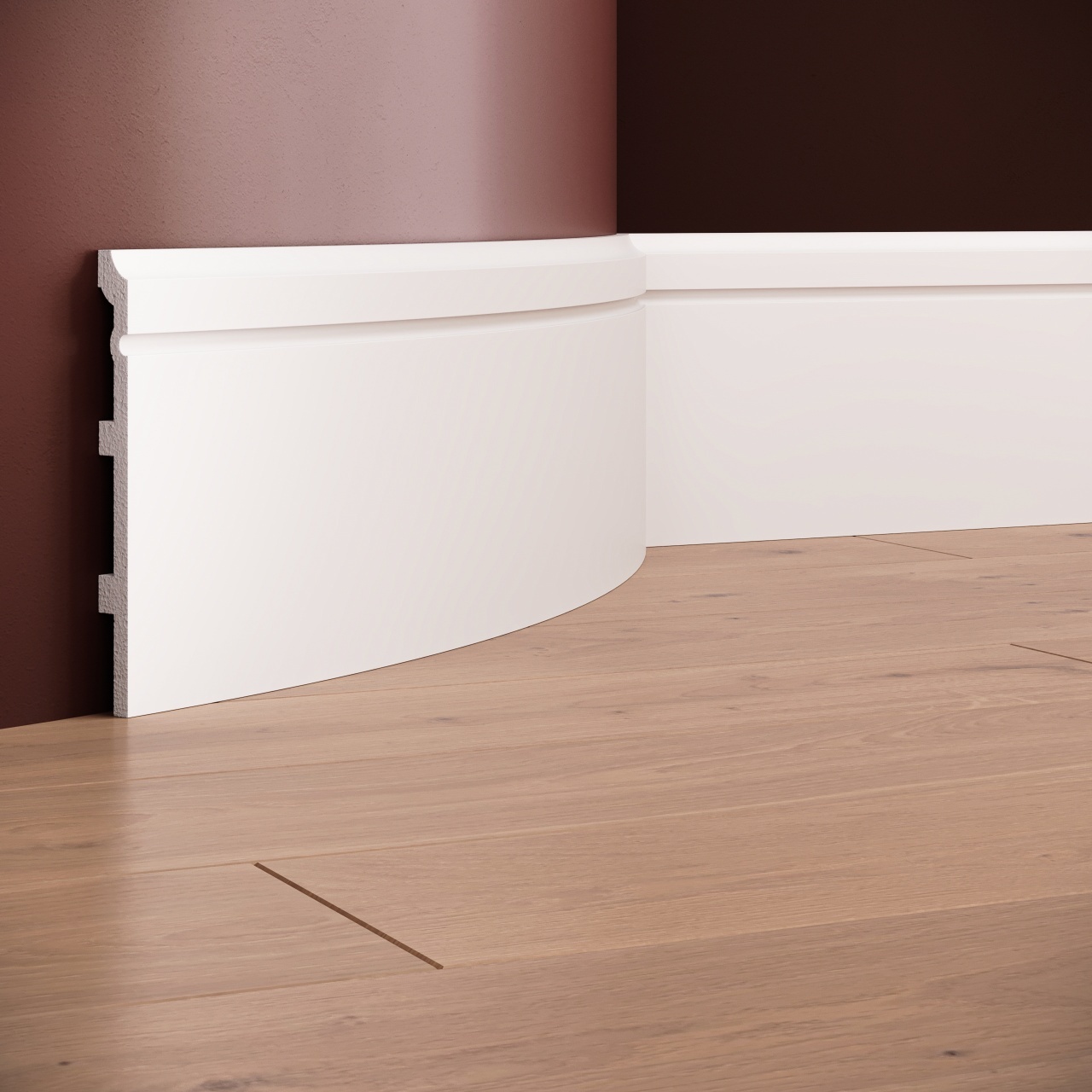 Plinta flexibila din poliuretan S25 - 16x1.6x200 cm