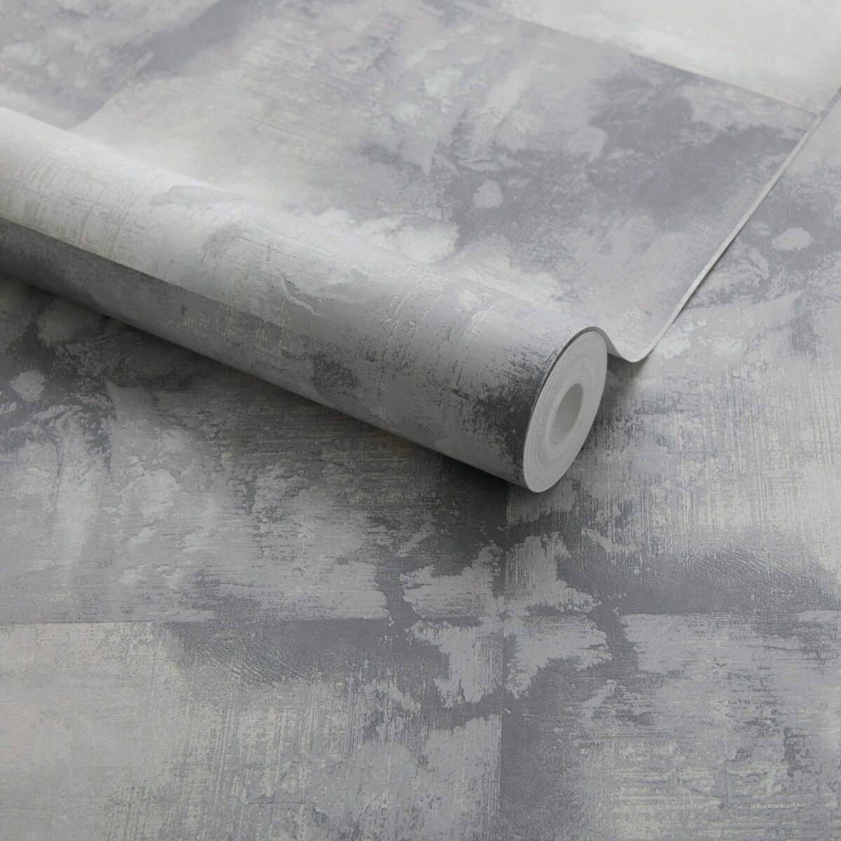 Tapet, Crystalline, Quartz Grey Luxury Tile, 1838 Wallcoverings, 5.3mp / rola - 2