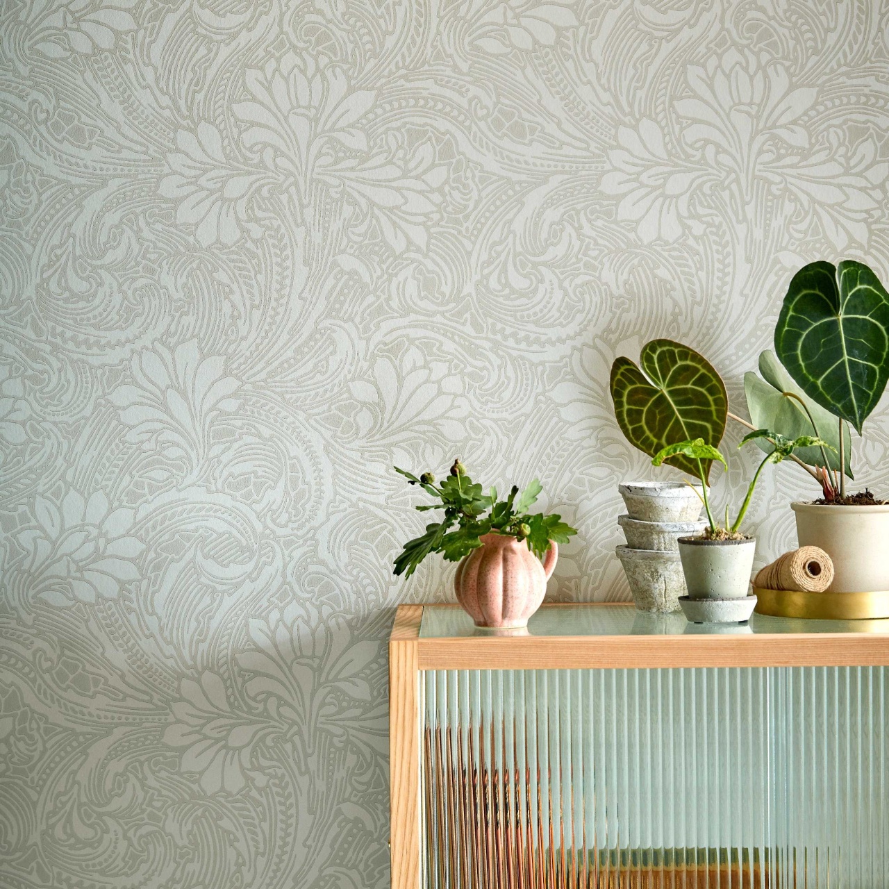 Tapet, Eden, Natural Cream, 1838 Wallcoverings, 5.3mp / rola
