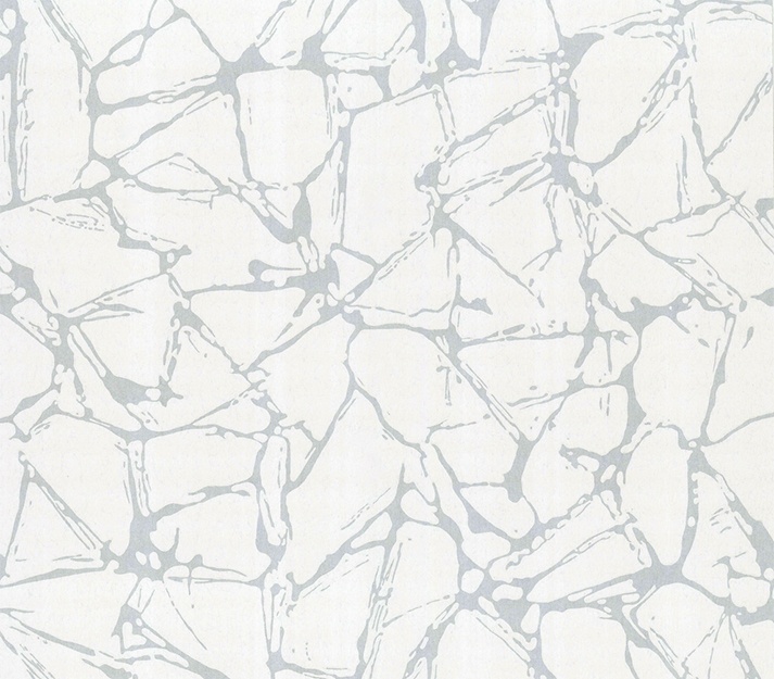 Tapet, Glaze, Silver Luxury Geometric, 1838 Wallcoverings, 5.3mp / rola