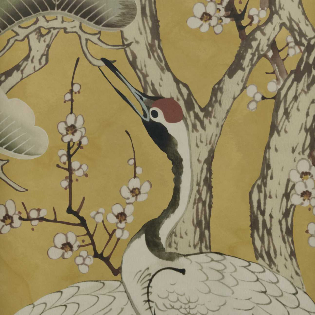 Tapet Kyoto Blossom, Golden Yellow, 1838 Wallcoverings, 6.53mp / rola - 1 | YEO