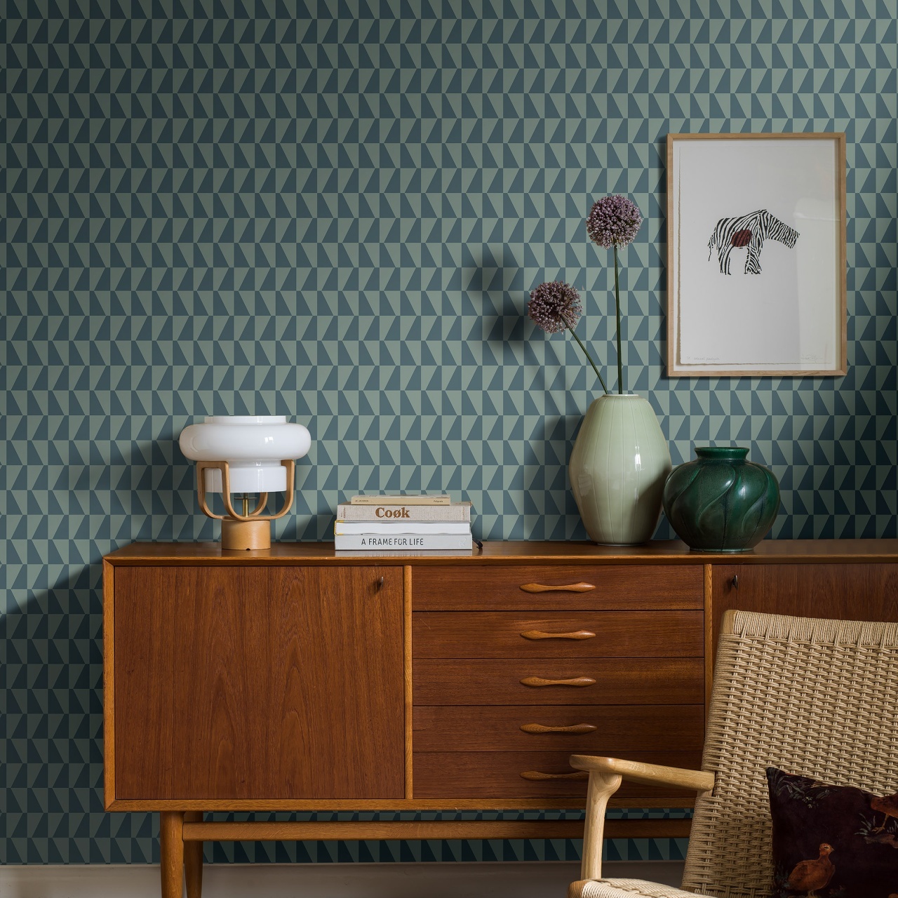 Tapet lavabil, Arne Jacobsen Trapez 1995, 5.3mp / rola - 5