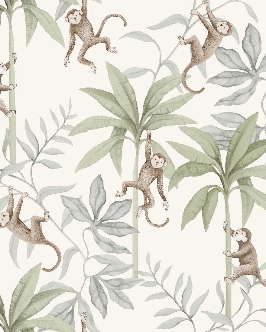 Tapet lavabil, Jungle Friends 6936, 5.3mp / rola — imaginea 7