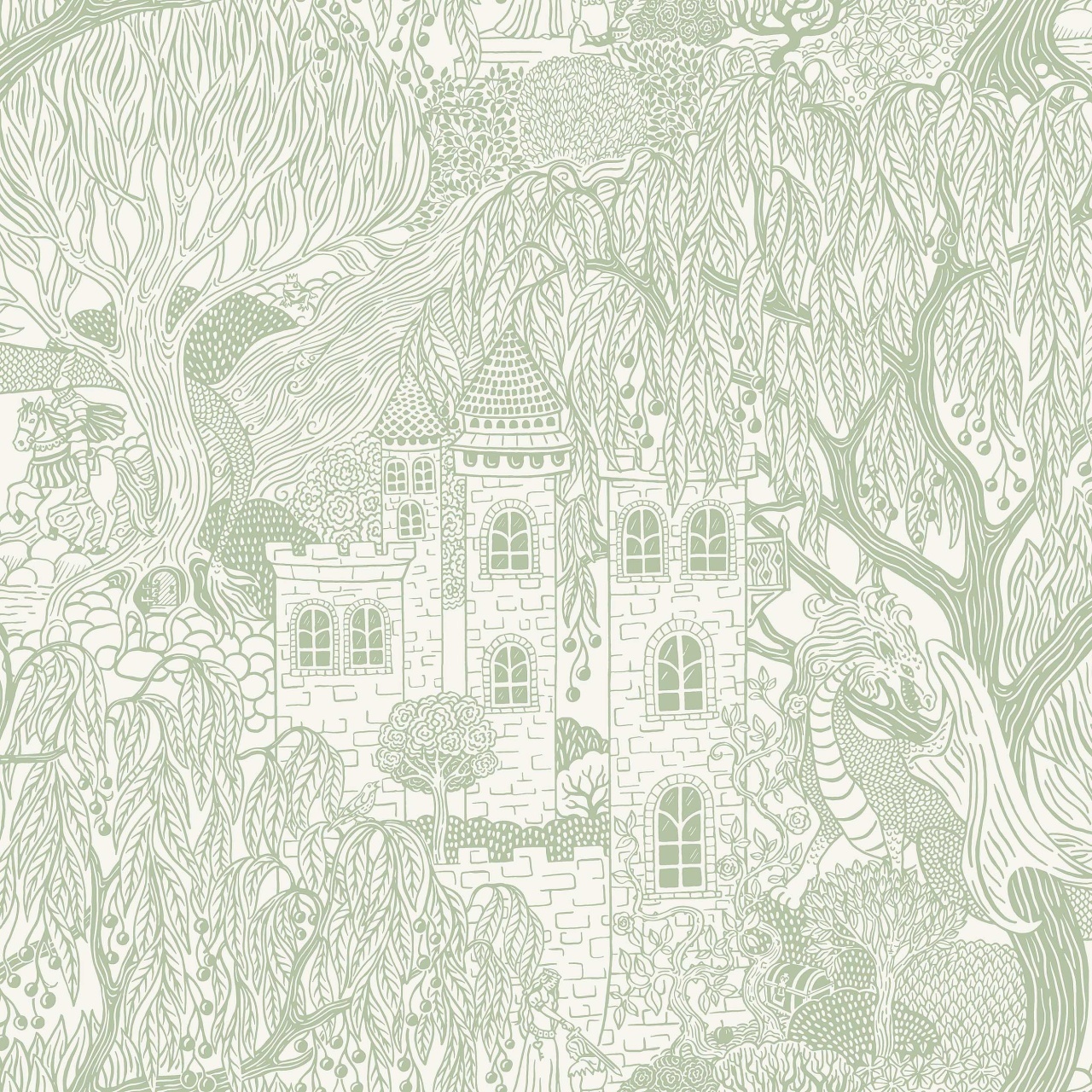 Tapet lavabil, Kingdom of the Willow 8144, 5.3mp / rola - 5