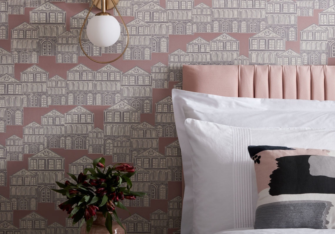 Tapet, Maison, Rose Pink Luxury Patterned, 1838 Wallcoverings, 5.3mp / rola