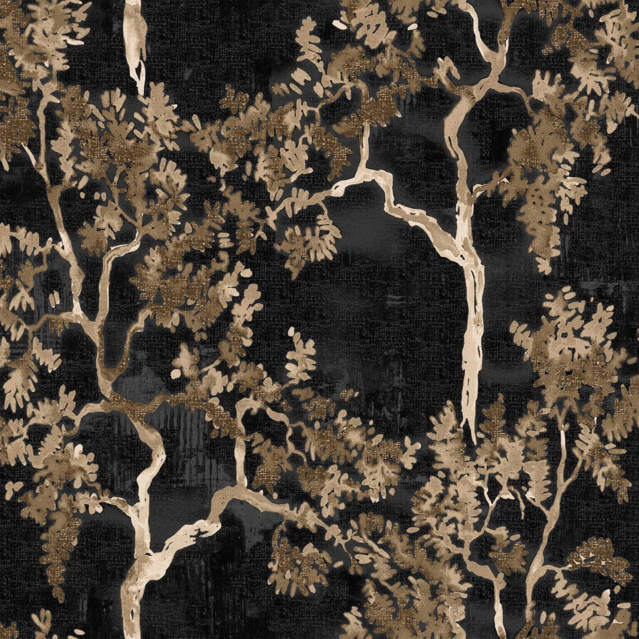 Tapet Willow Poem, Onyx, Coordonne 5mp / rola - 2