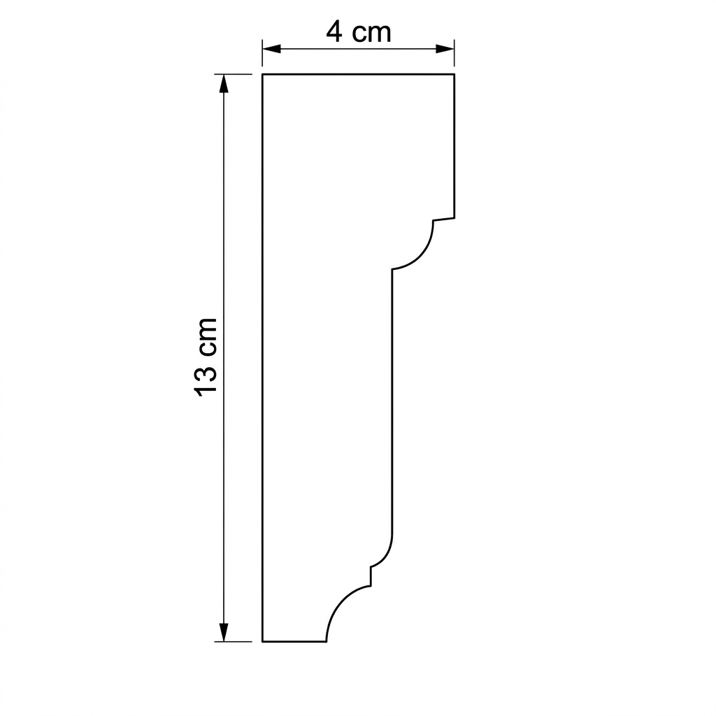 Ancadrament exterior AT14A-12.5x3.5x200 cm - 2