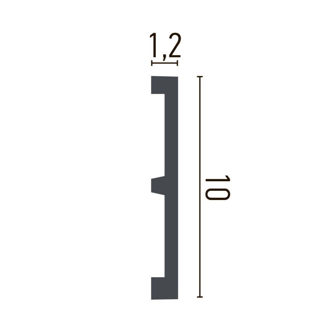 Brau decorativ CR956 - 10x1.2x200 cm - 1 | YEO