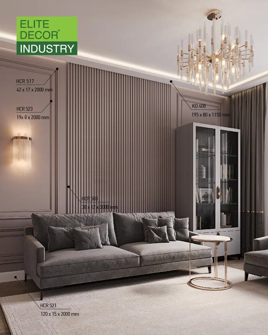 Brau decorativ din poliuretan flexibil B5F - 1.9x0.8x200 cm - 3 | YEO