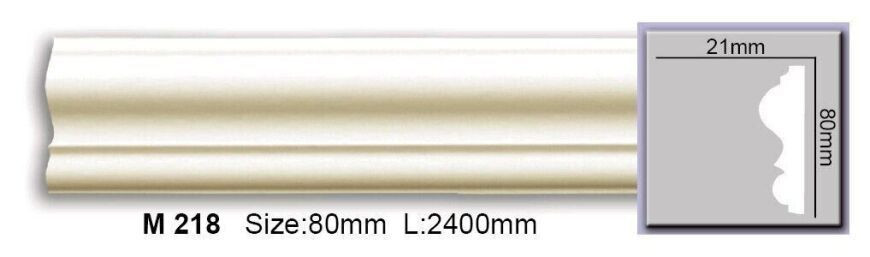 Brau decorativ M218 - 8x2.1x244 cm