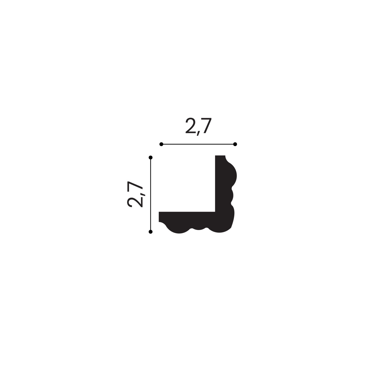 Brau polimer rigid, Manavi, B2 - 2.7x2.7x200 cm — imaginea 2