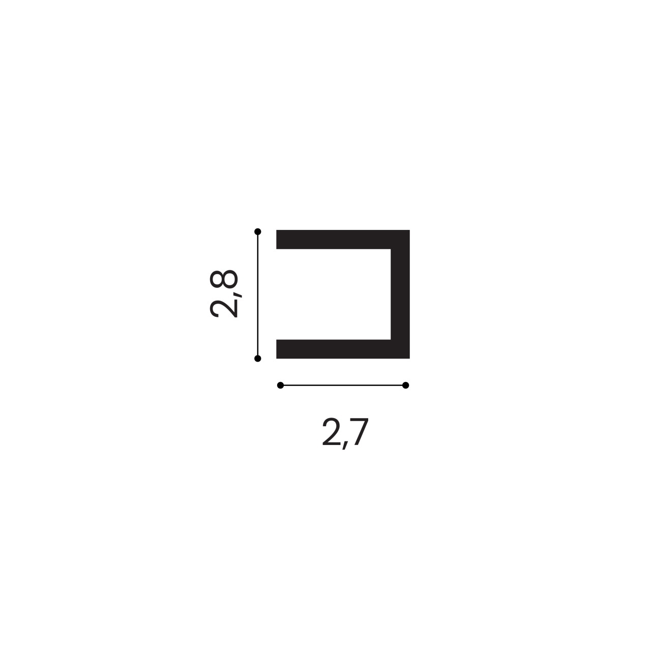 Brau polimer rigid, Manavi, ES7 - 2.7x2.8x200 cm — imaginea 2