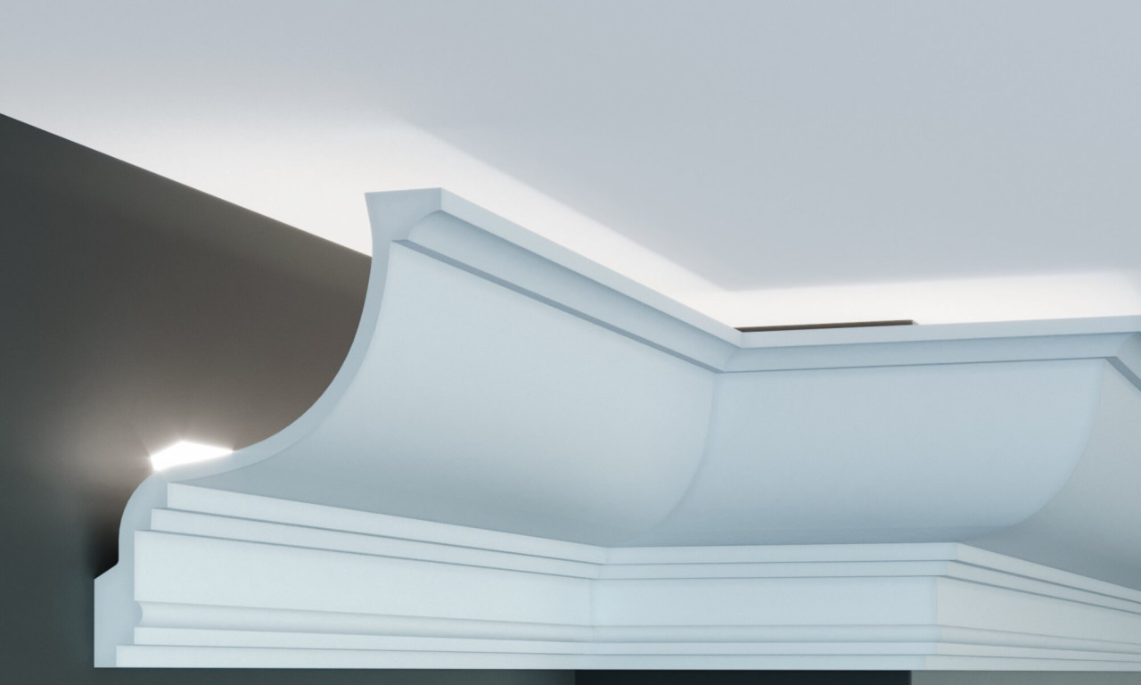 Cornisa decorativa P837 - 18.3x15.1x200 cm - 4 | YEO