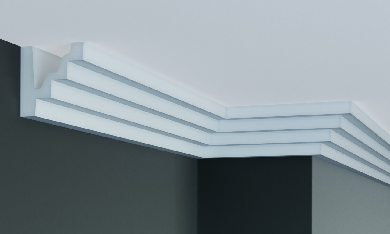 Cornisa decorativa P887 - 8x8x200 cm - 3 | YEO