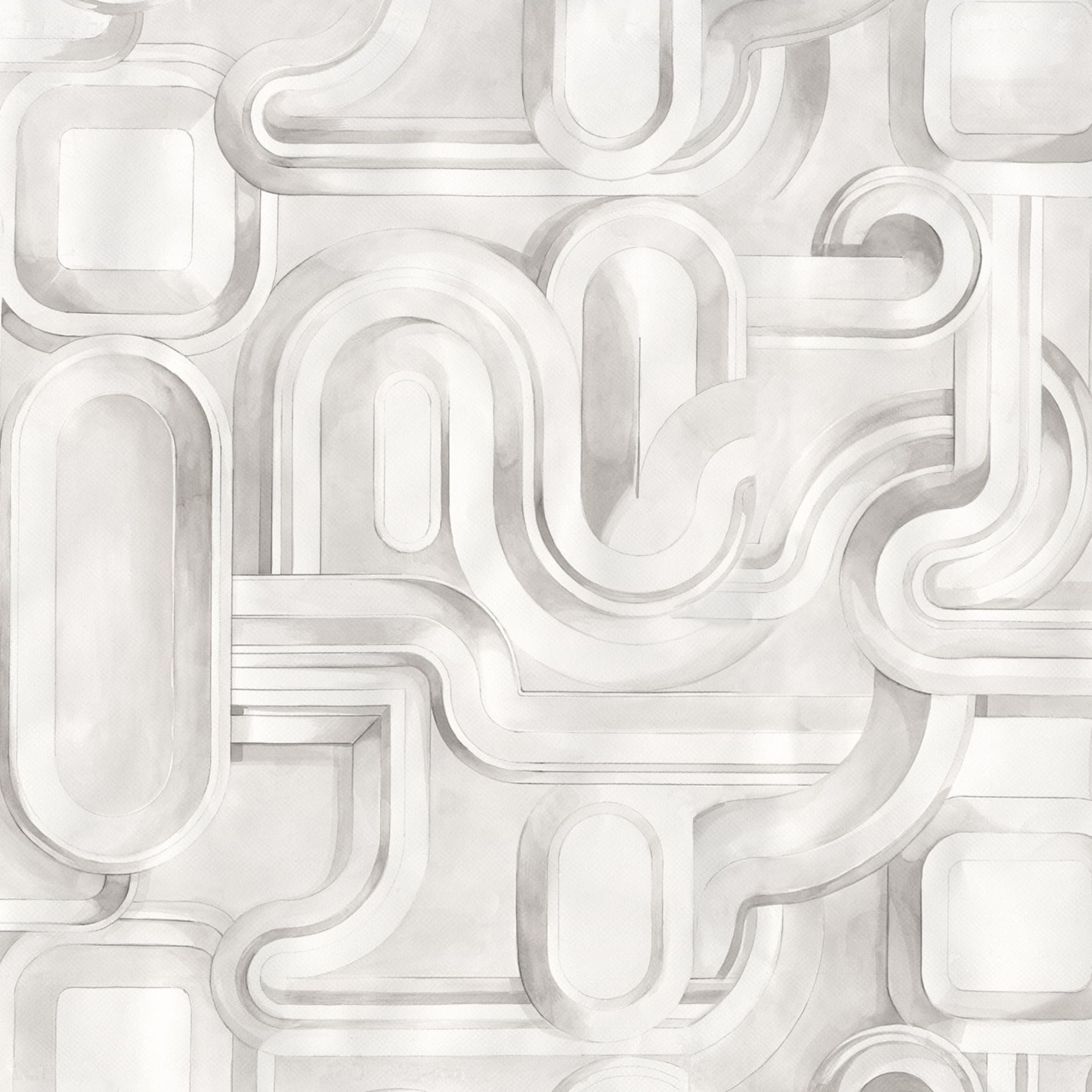Fototapet, Abstract Path, Gray, Rebel Walls - 2