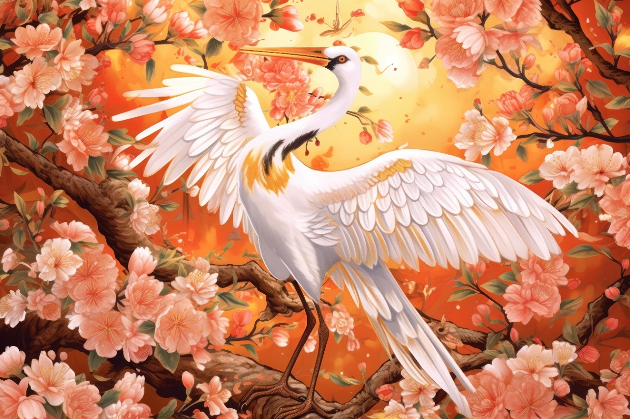 Fototapet Artistic Arche Heron Rêve AH100