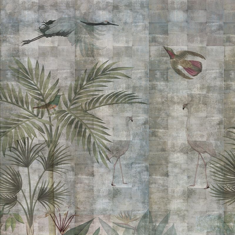 Fototapet Birds and grunge, VLAdiLA - 2