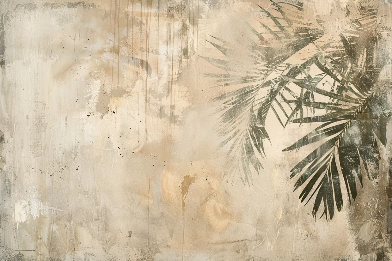 Fototapet Botanic Beige Naturel Oasis Rêve BNO206