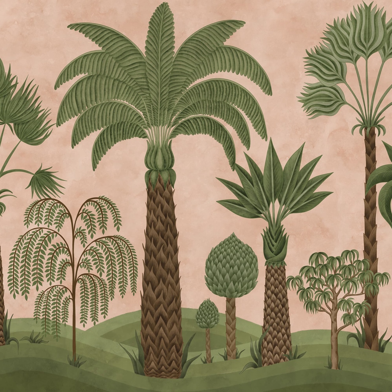 Fototapet, Botanical Bliss, Peach, Rebel Walls - 2