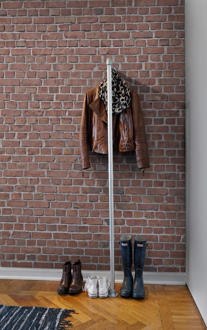 Fototapet, Brick Wall, Red, Rebel Walls - 3