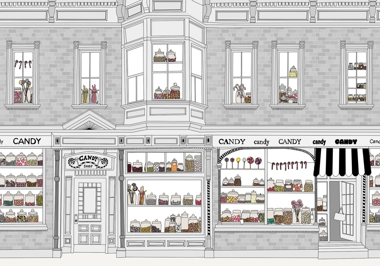 Fototapet, Candyshop, Gray, Rebel Walls - 2