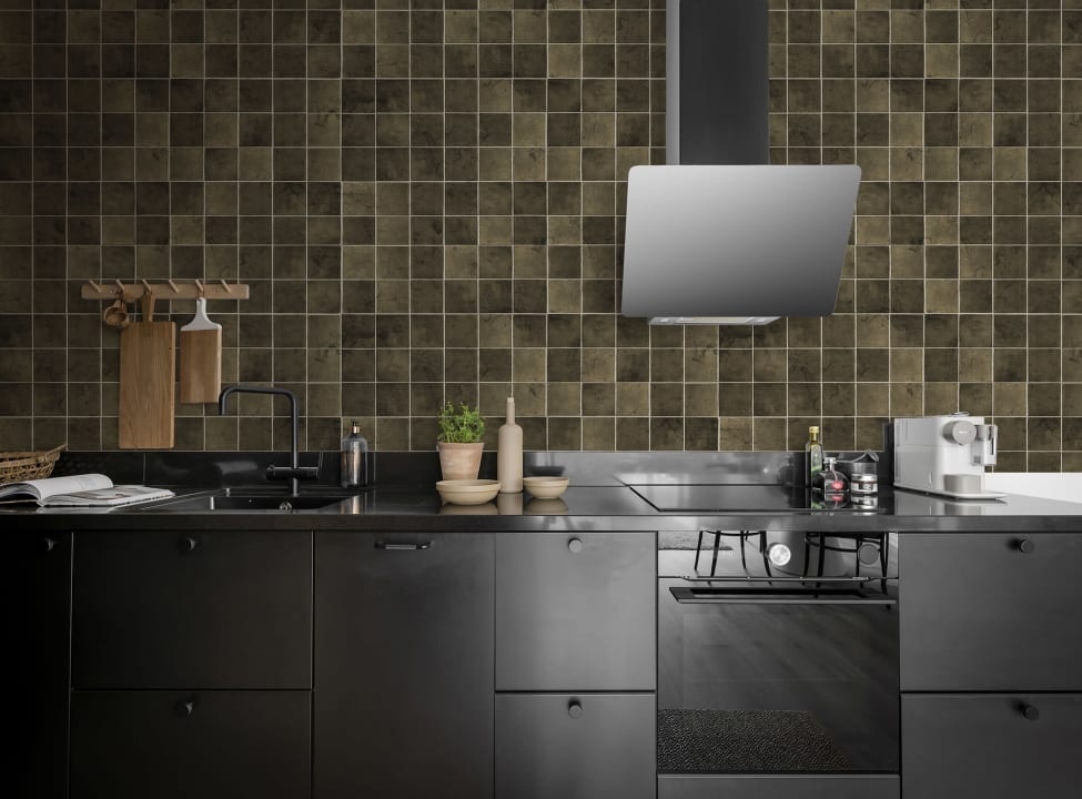 Fototapet, Ceramic Tiles, Bronzite, Rebel Walls