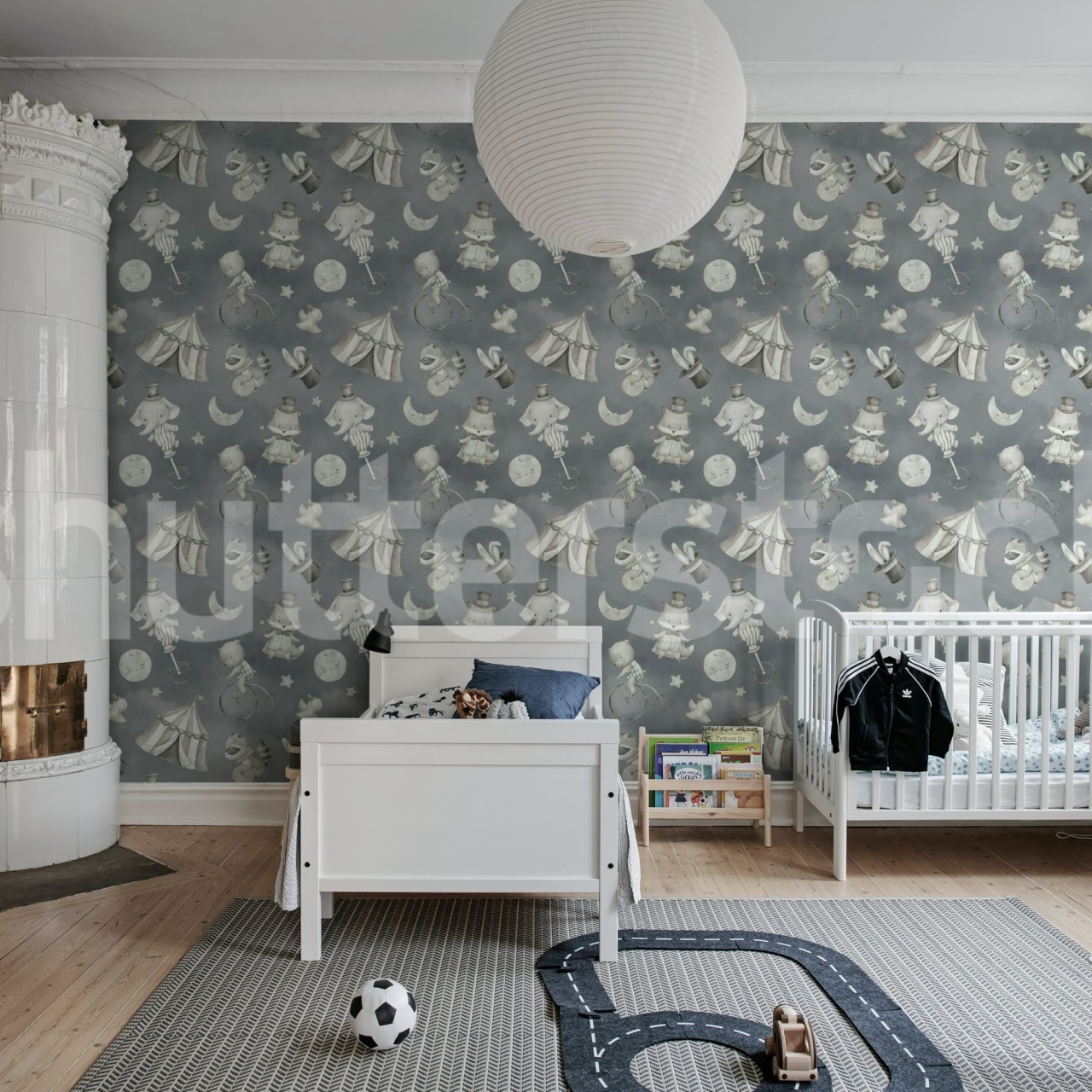 Fototapet, Circus Dream, Gray, Rebel Walls