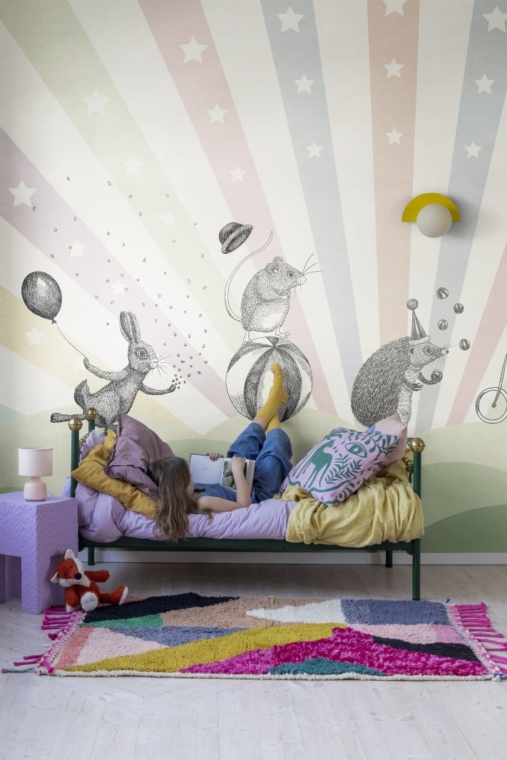 Fototapet, Circus, Pastel, Rebel Walls - 3