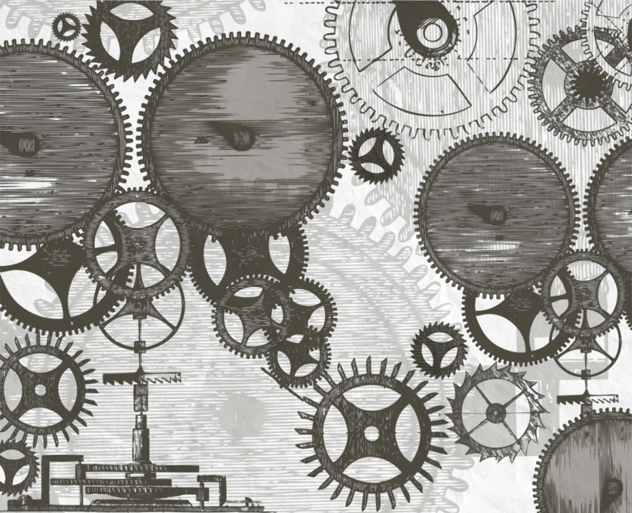 Fototapet, Cogwheel, Rebel Walls - 2
