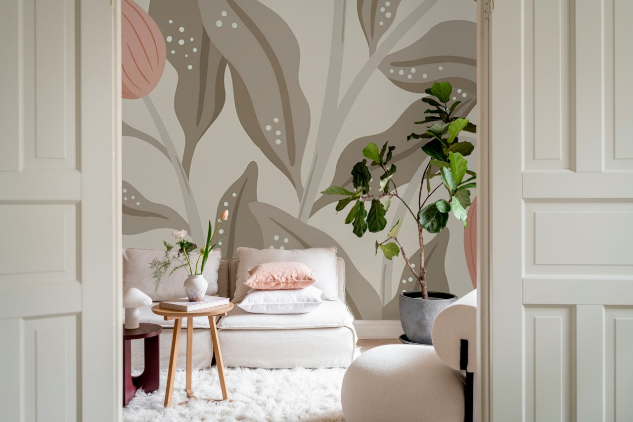 Fototapet, Cool Flora, Beige & Pink, Rebel Walls - 3