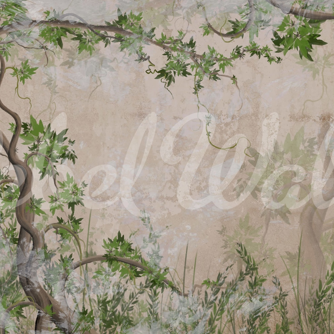 Fototapet, Curly Trees, Rebel Walls - 2