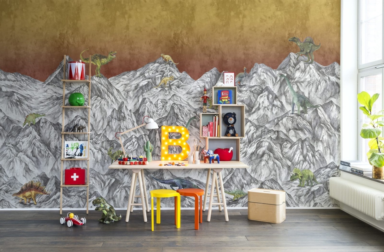 Fototapet, Dinosaur Mountain, Volcano, Rebel Walls - 3
