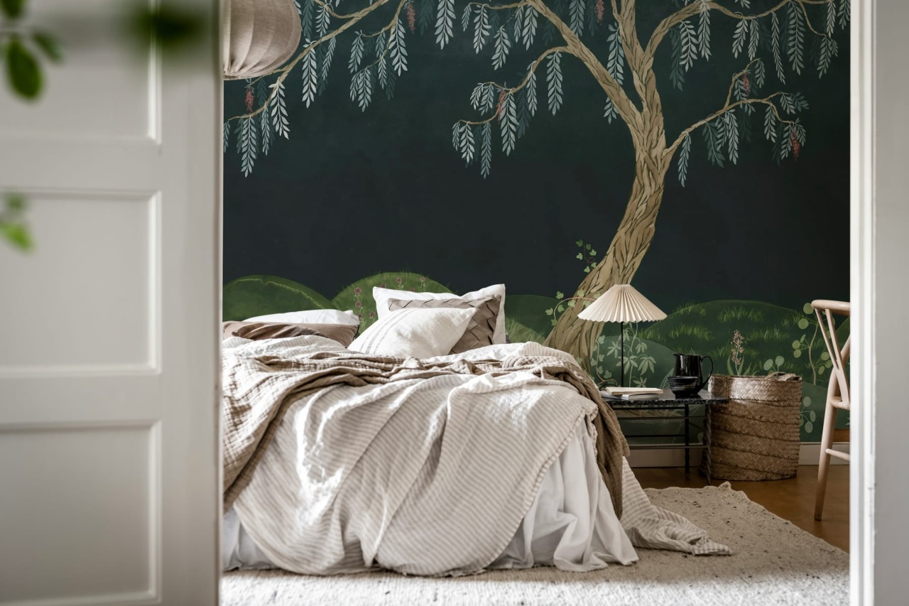 Fototapet, Dreamy Tree, Midnight, Rebel Walls