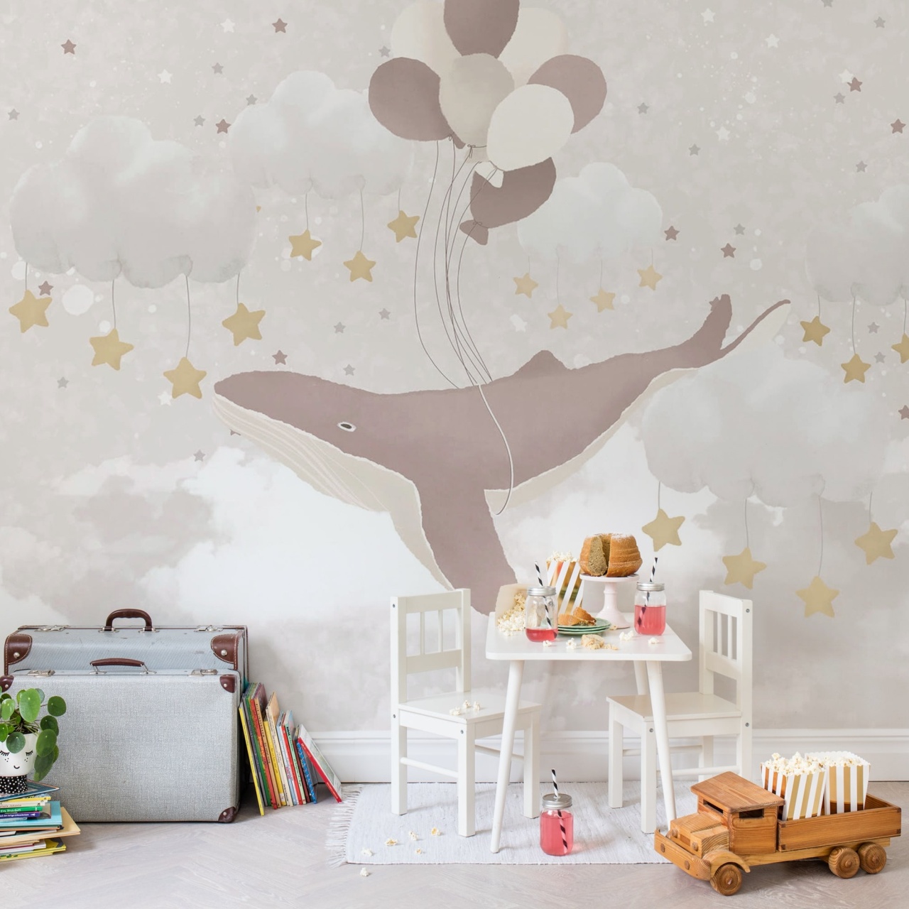 Fototapet, Dreamy Whale, Rebel Walls - 3