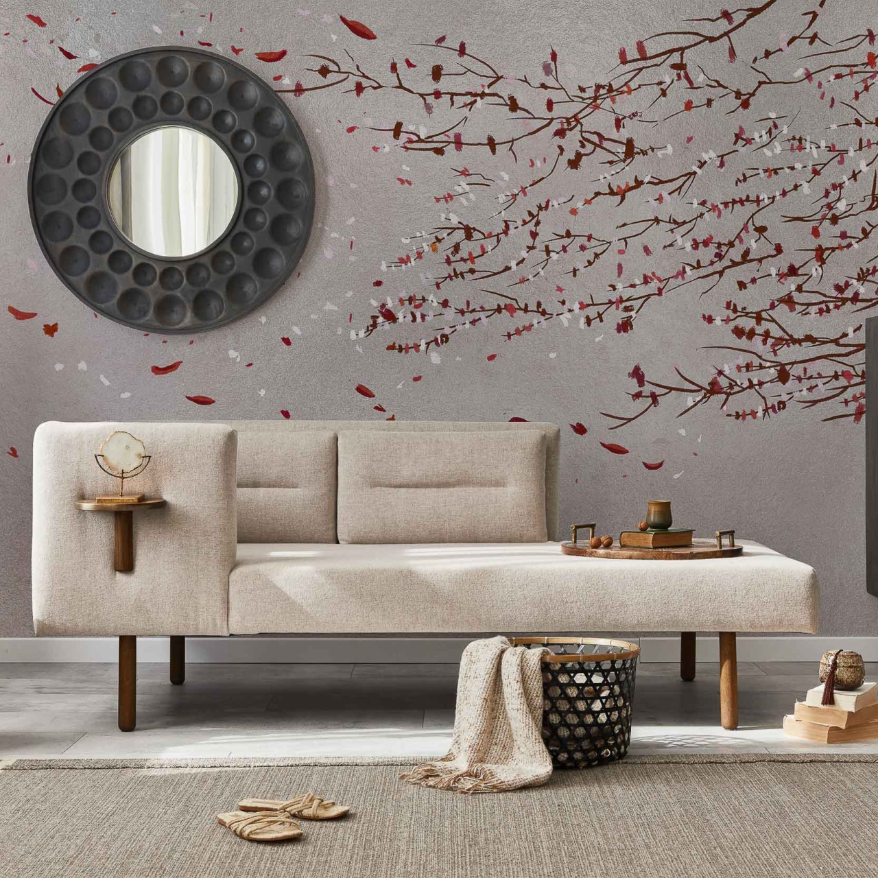 Fototapet Eolia, Silver, Coordonne