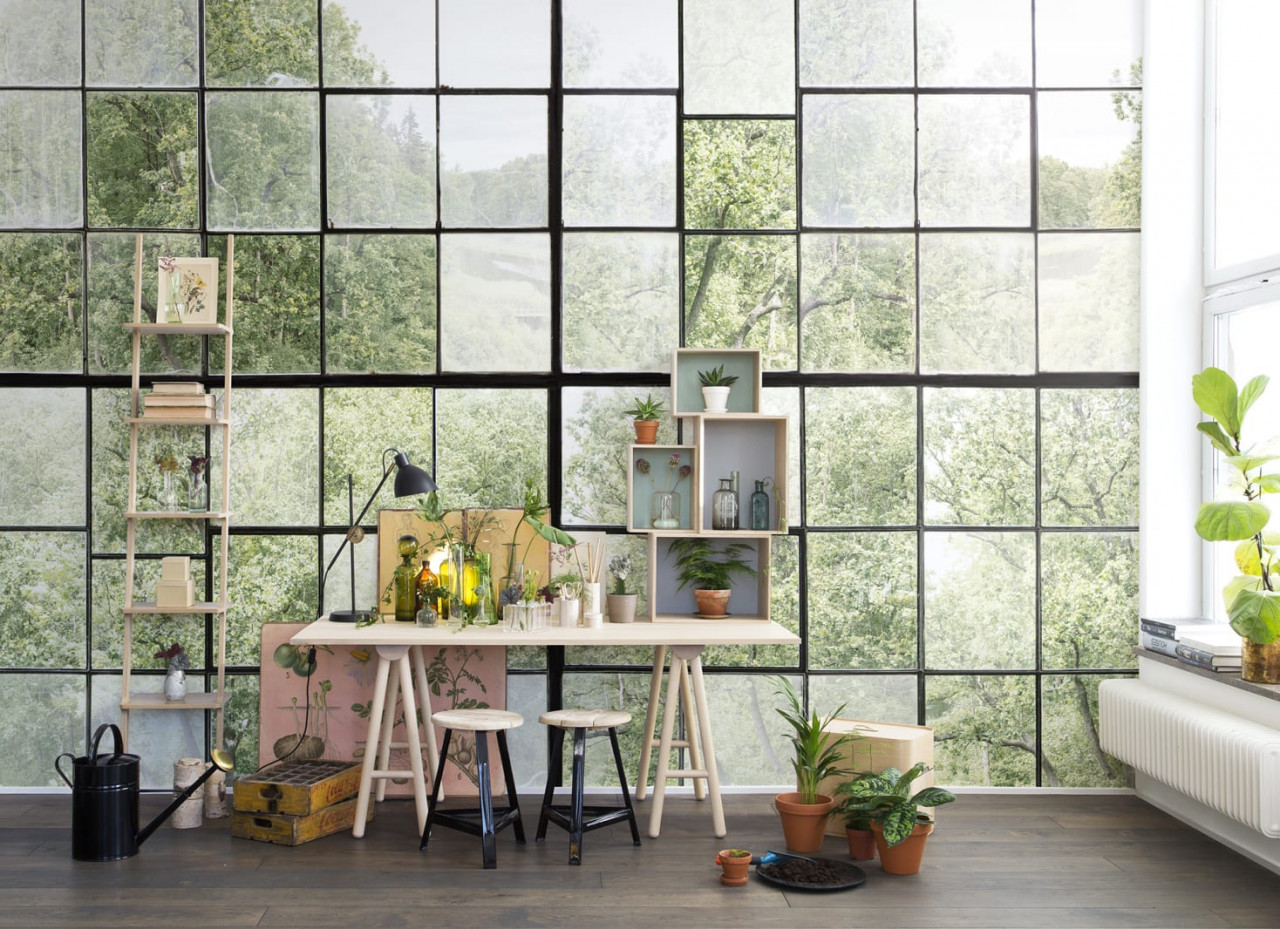 Fototapet, Factory Window, Rebel Walls