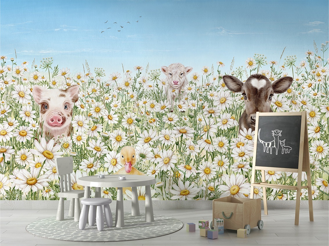 Fototapet Farm Animals, Kikki Belle - 5