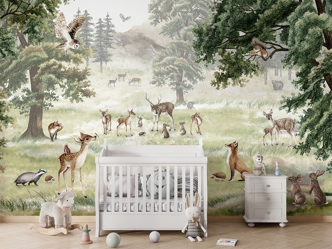Fototapet Forest Fun, Kikki Belle