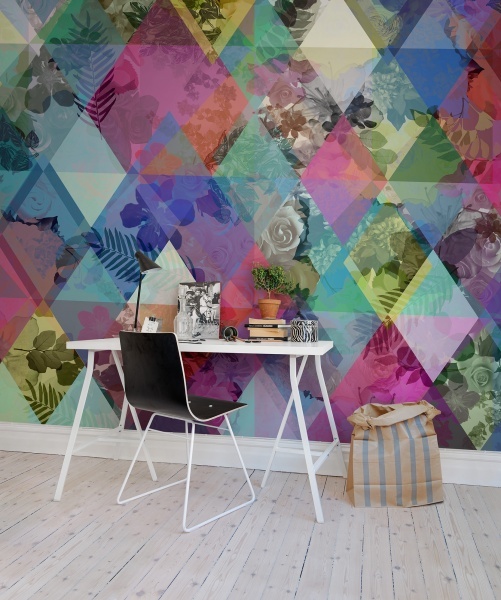 Fototapet, Harlequin Roses, Rebel Walls