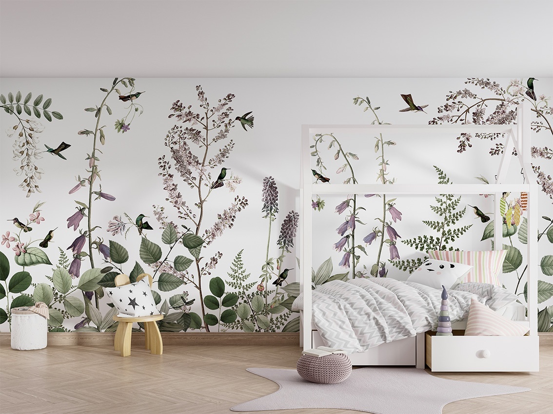 Fototapet Hummingbird Hedge, Kikki Belle - 4