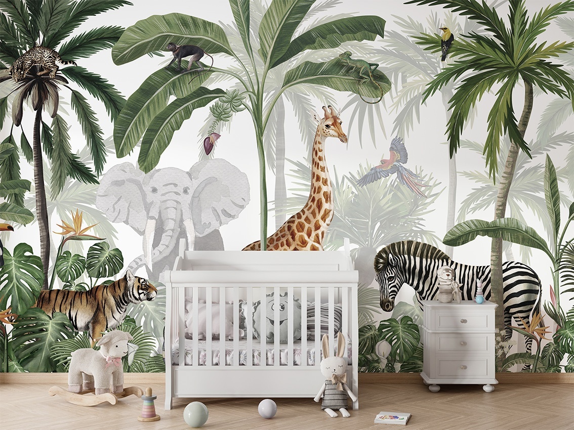 Fototapet Jungle Jive, Kikki Belle
